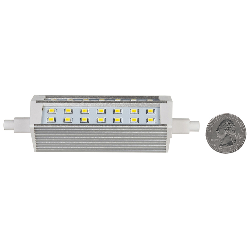 AC100-130V Dimmable 118mm R7s LED Bulb, 10 Watts, 85W Equivalent, 2-Pack AC100-130V Dimmable 118mm R7s LED Bulb, 10 Watts, 85W Equivalent, 2-Pack
